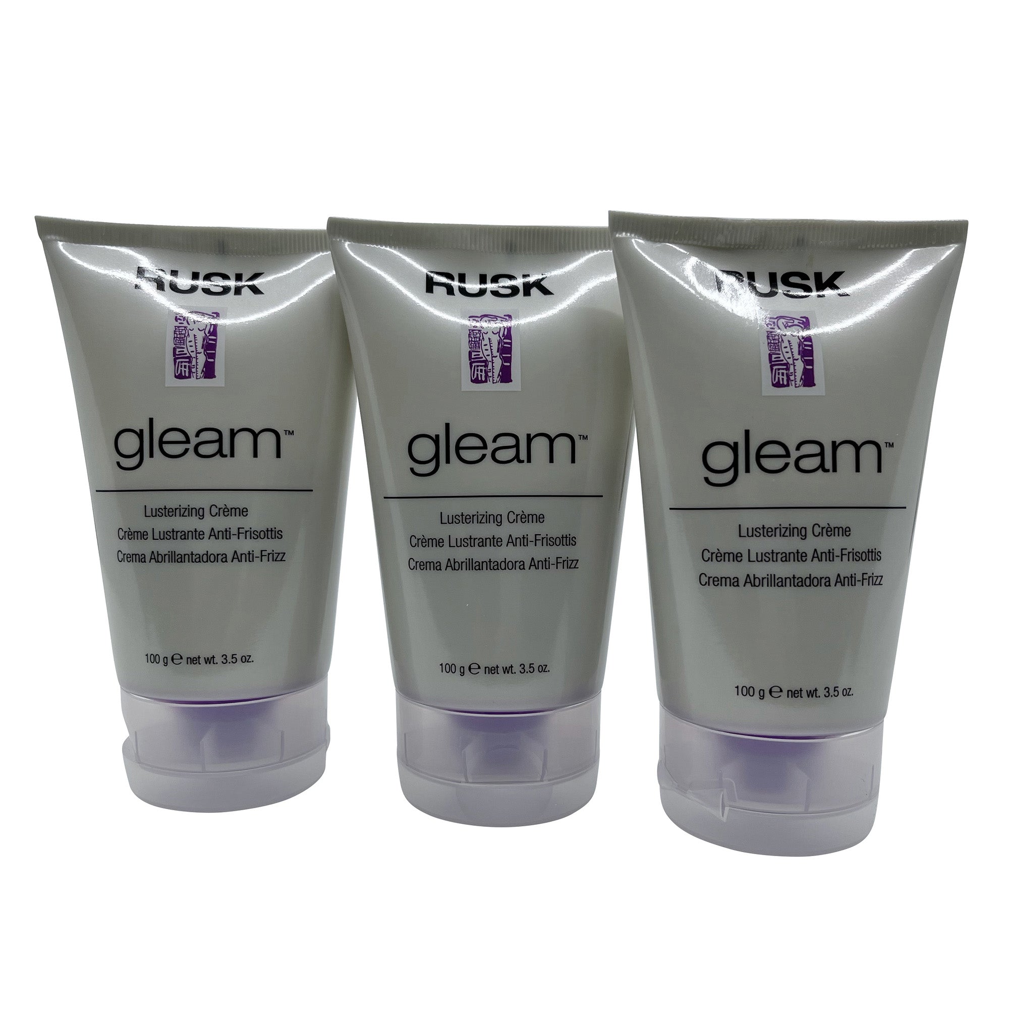 Rusk Gleam Lusterizing Creme 3.5 OZ Set of 3