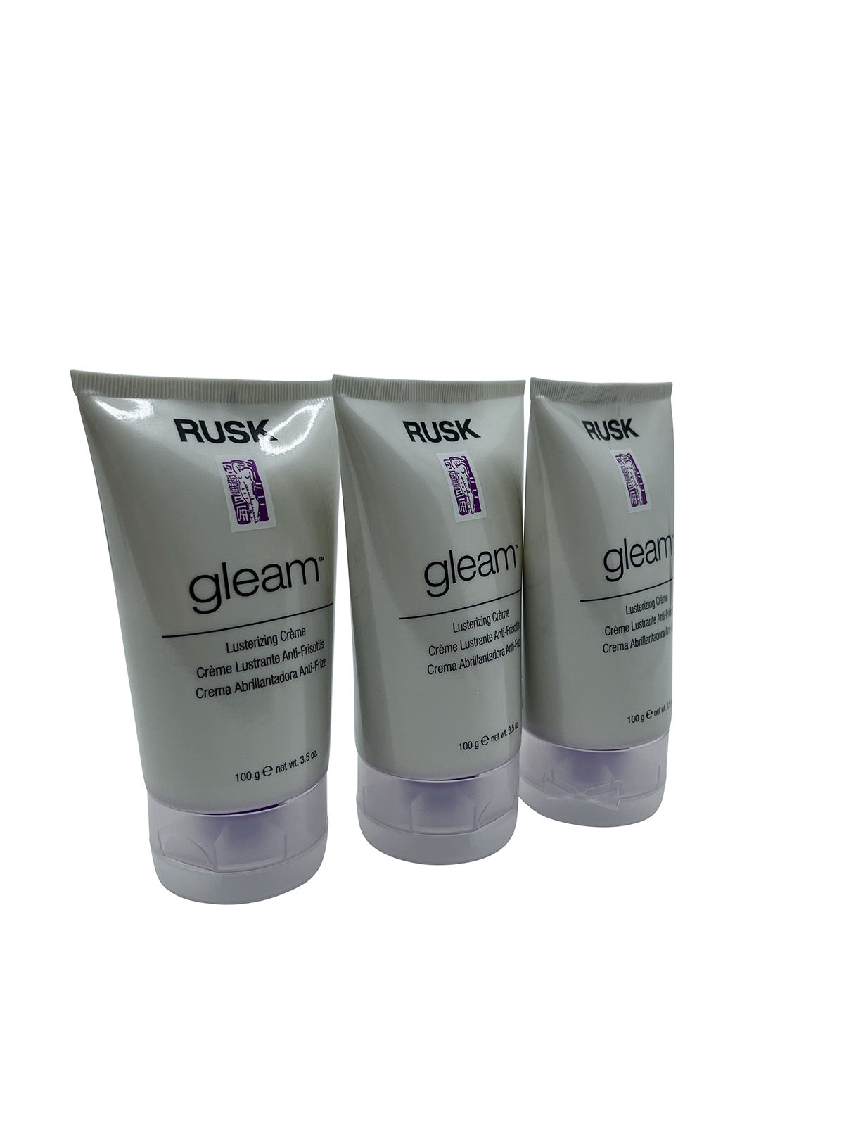 Rusk Gleam Lusterizing Creme 3.5 OZ Set of 3