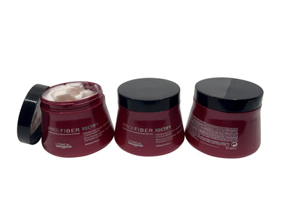 L'Oreal Professional Pro Fiber Rectify Resurfacing Mask 6.76 OZ Set of 3