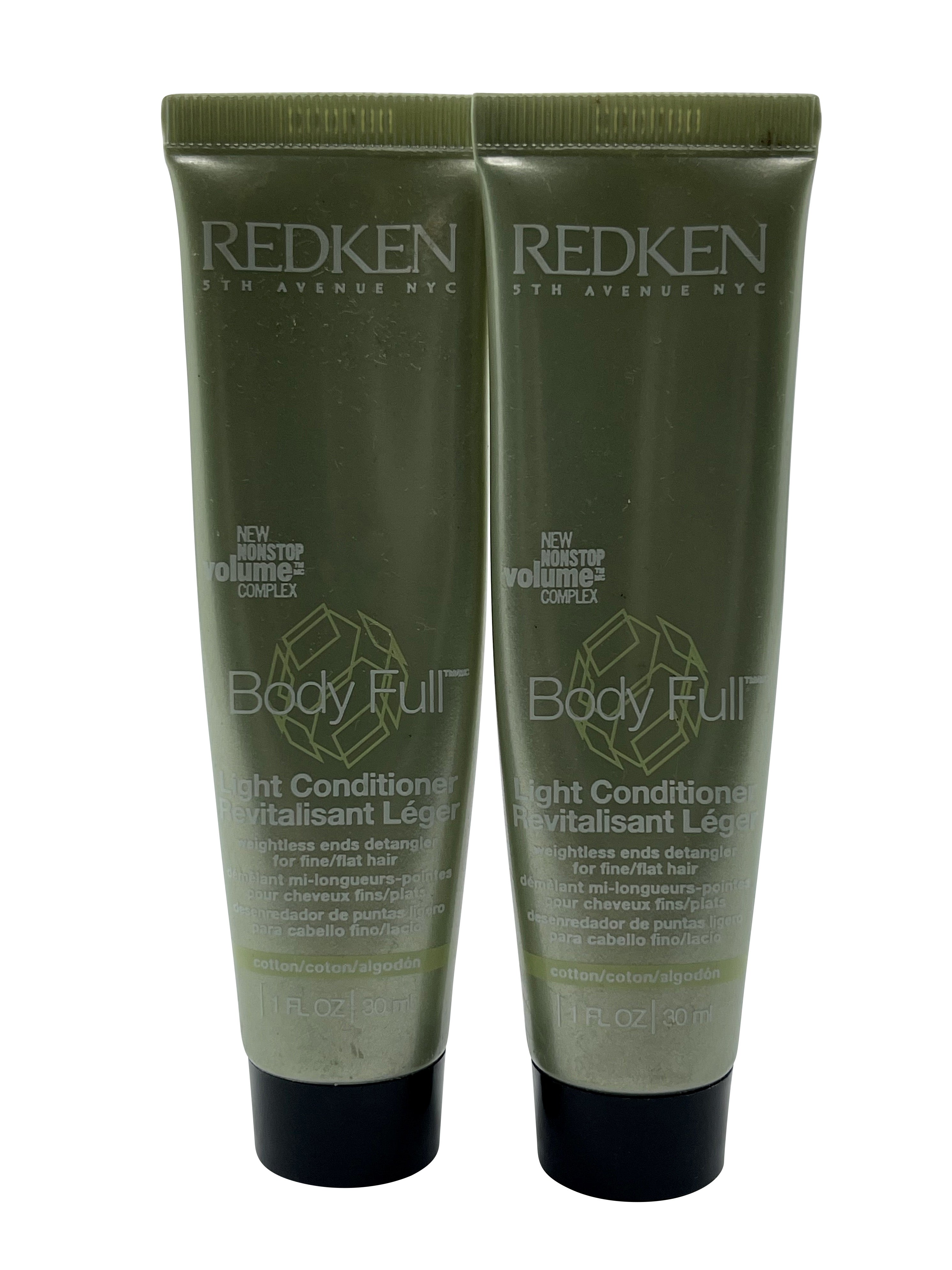 Redken Body Full Light Conditioner Fine & Flat Hair 1 OZ Set of 2