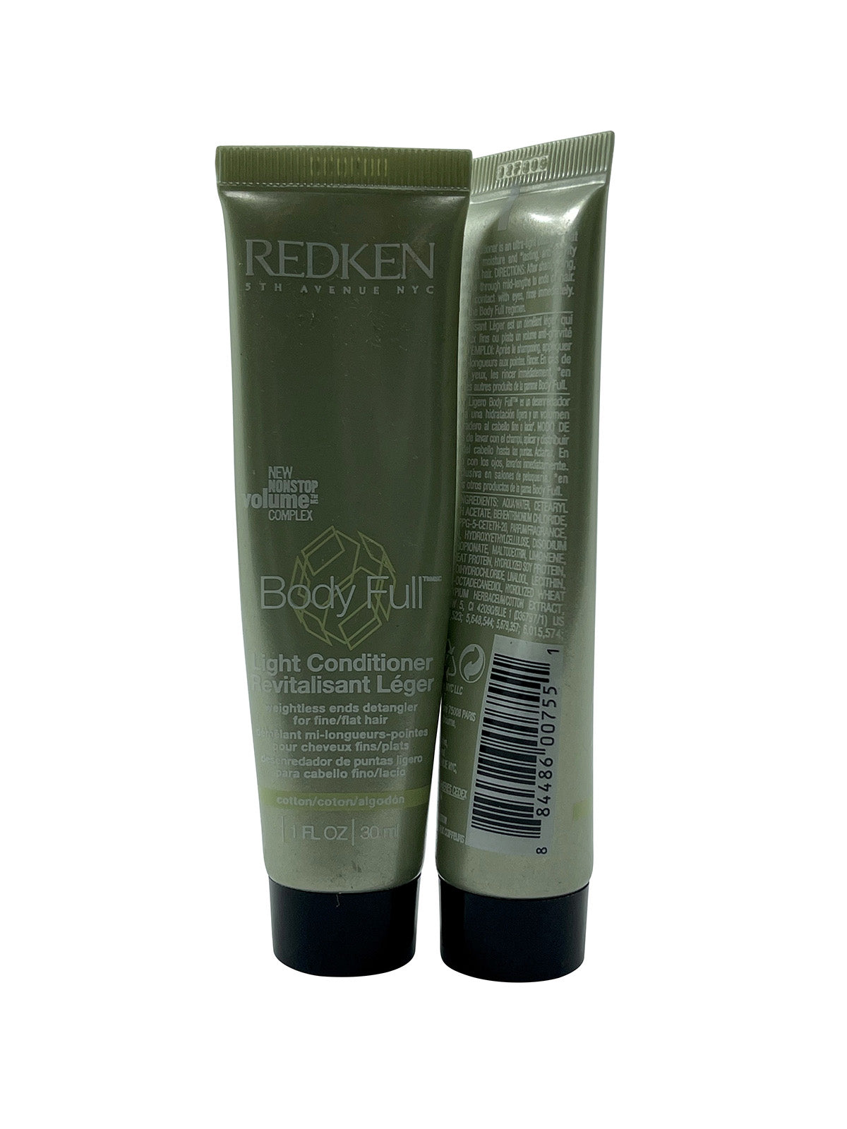 Redken Body Full Light Conditioner Fine & Flat Hair 1 OZ Set of 2