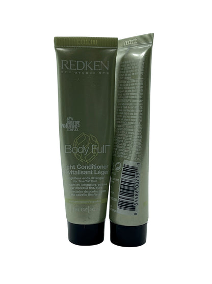 Redken Body Full Light Conditioner Fine & Flat Hair 1 OZ Set of 2