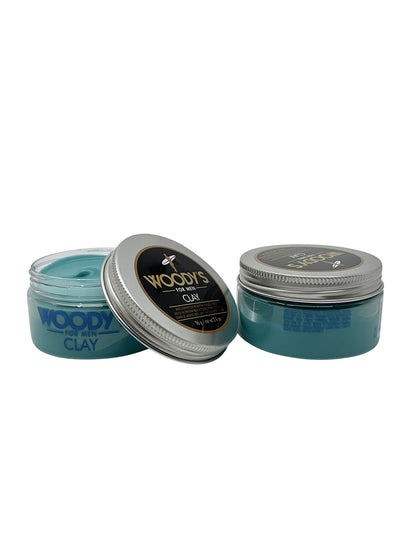 Woody's for Men Clay 3.4 OZ Set of 2