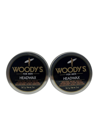 Woody's for men HeadWax 2 OZ Set of 2