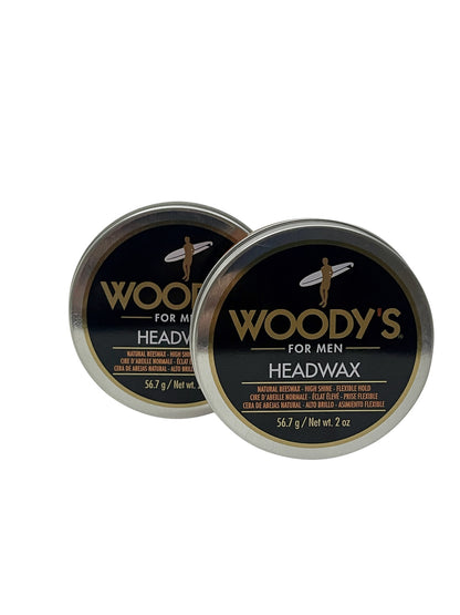 Woody's for men HeadWax 2 OZ Set of 2