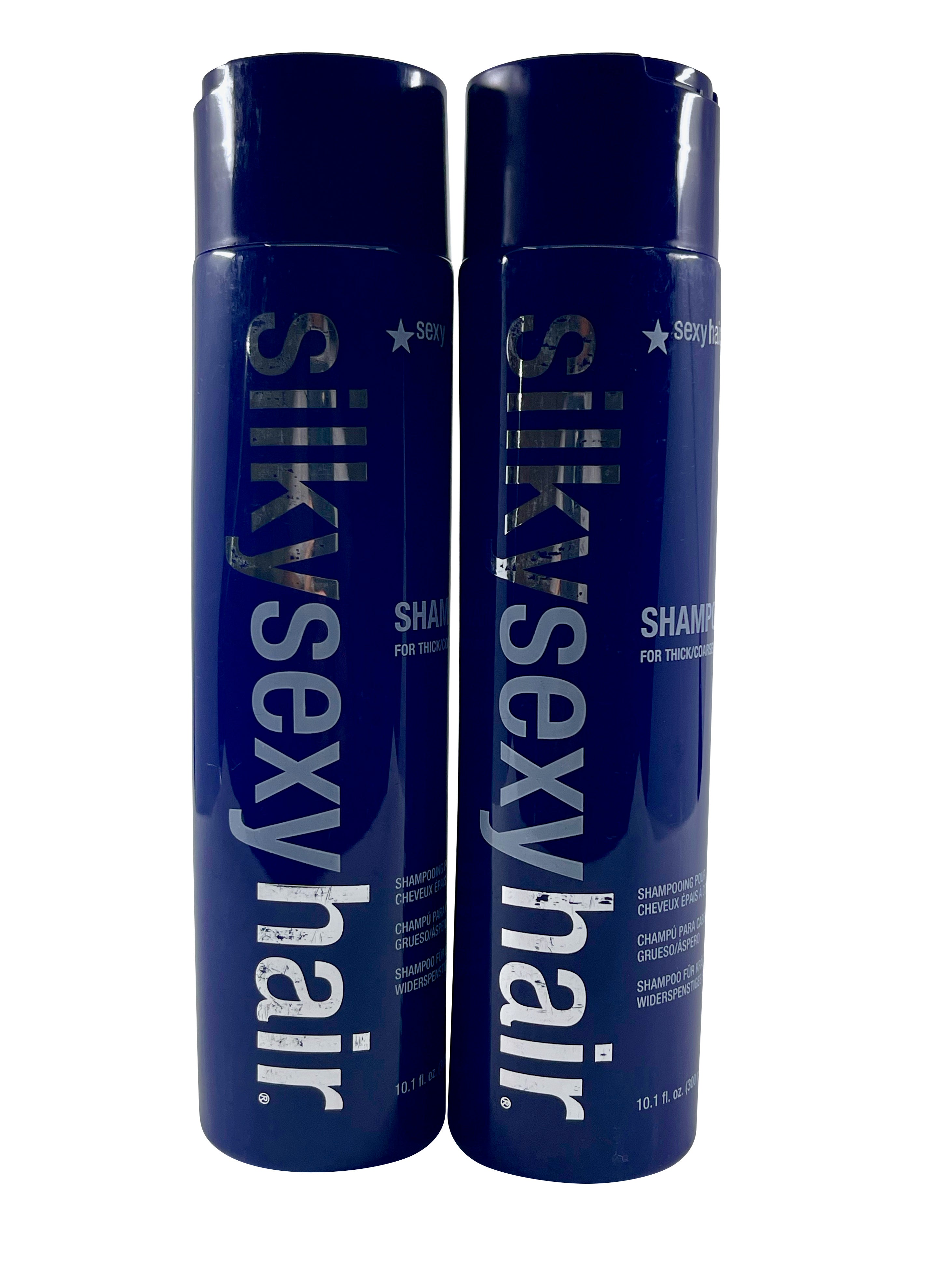 Sexy hair Silky Sexy Hair Shampoo Thick & Coarse Hair 10.1 OZ Set of 2