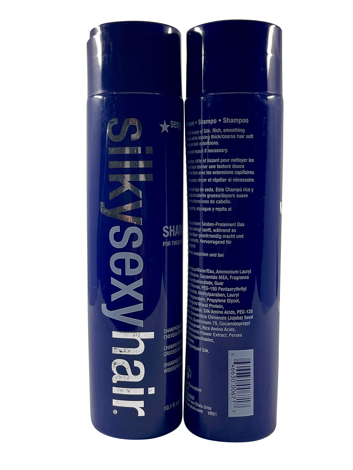 Sexy hair Silky Sexy Hair Shampoo Thick & Coarse Hair 10.1 OZ Set of 2