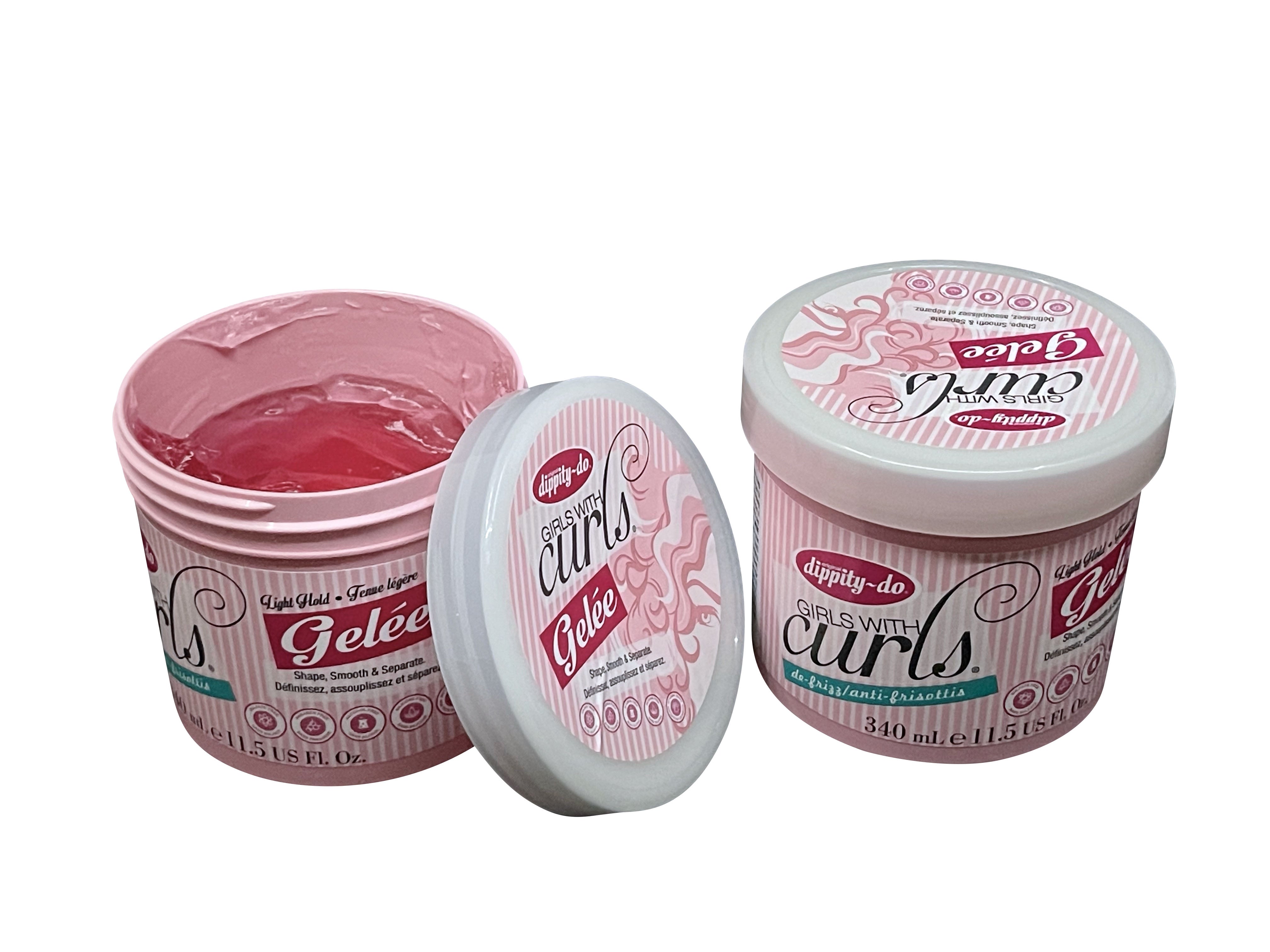 Dippity Do Girls with Curls Anti Frizz Gelee 11.4 OZ Pack of 2