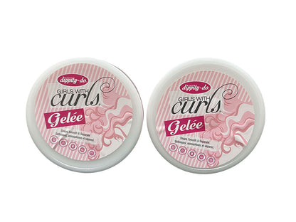 Dippity Do Girls with Curls Anti Frizz Gelee 11.4 OZ Pack of 2