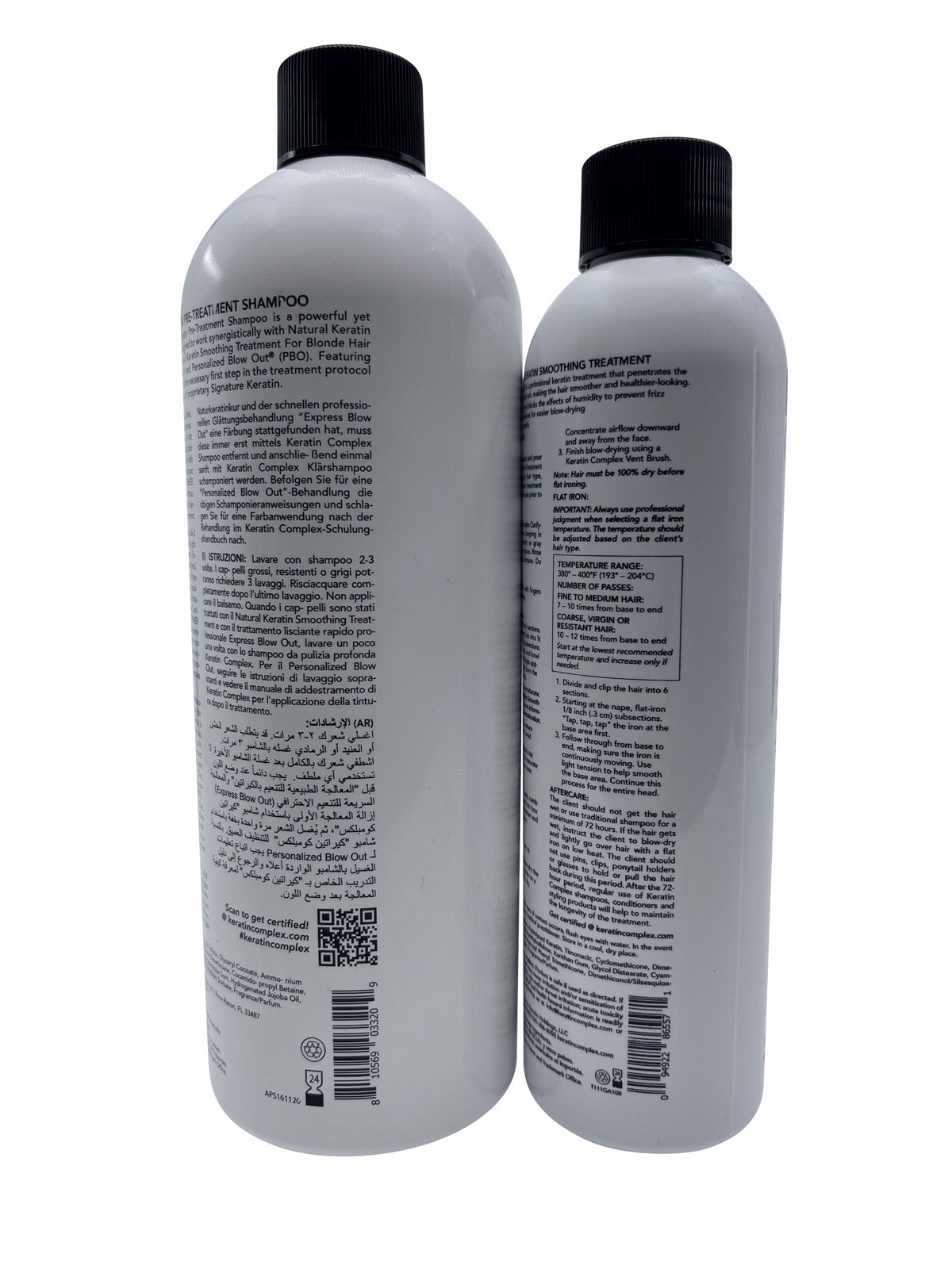 Keratin Complex KC Primer 16 OZ & NKST Natural Keratin Smoothing Treatment 8 OZ