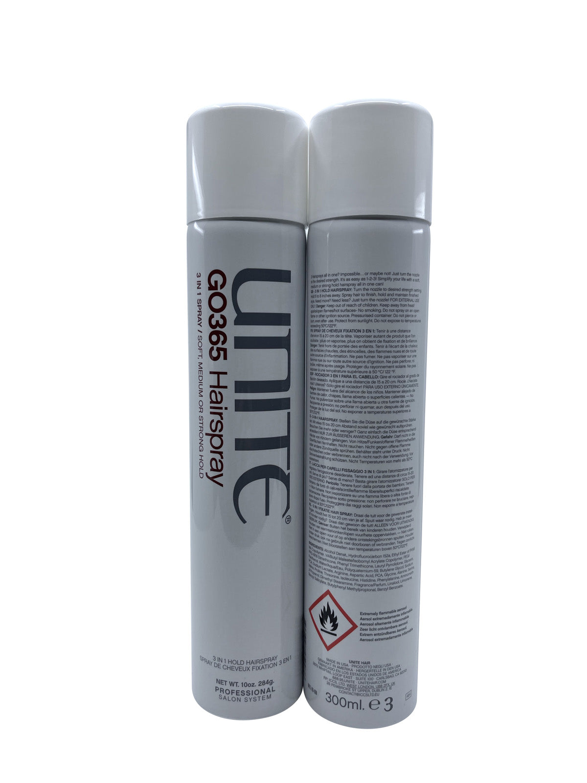 Unite GO365 Hairspray 10 OZ Set of 2