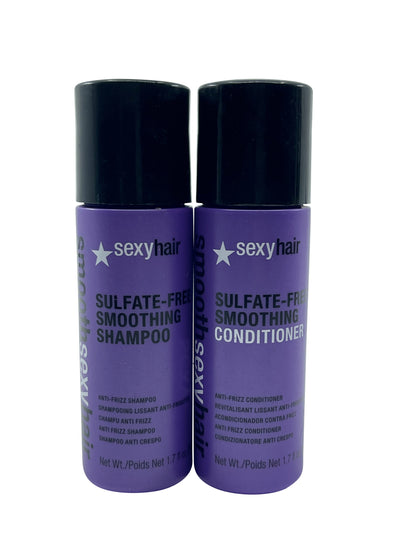 Sexy Hair Smooth Sexy Hair Smoothing Shampoo & Conditioner Set 1.7 OZ Each