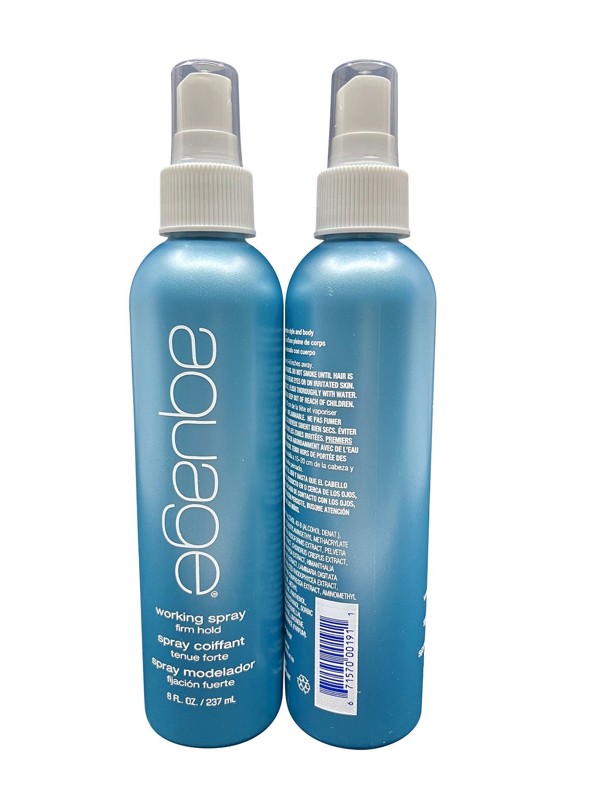 Aquage Working Spray Firm Hold 8 OZ Set of 2