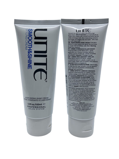 Unite Smooth & Shine Moisturizing Shine Cream 3.5 OZ Set of 2