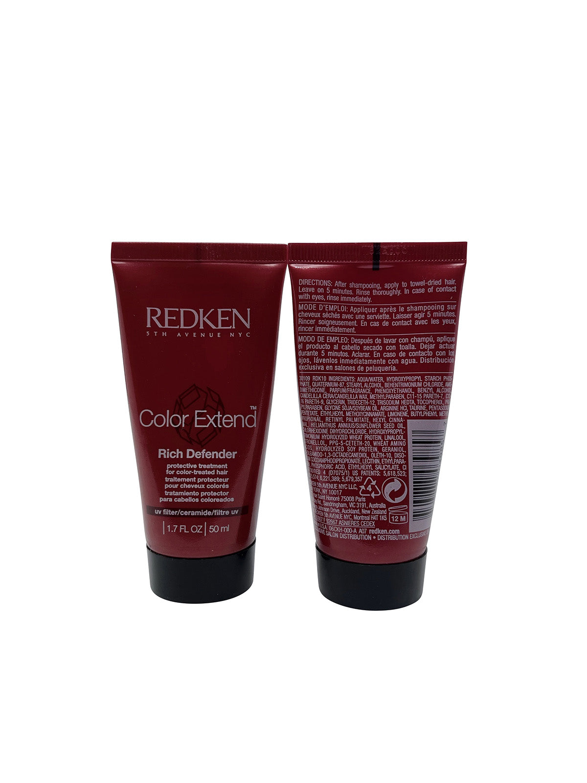 Redken Color Rich Defender Protective Treatment Color Treated Hair 1.7 OZ 2 Pack