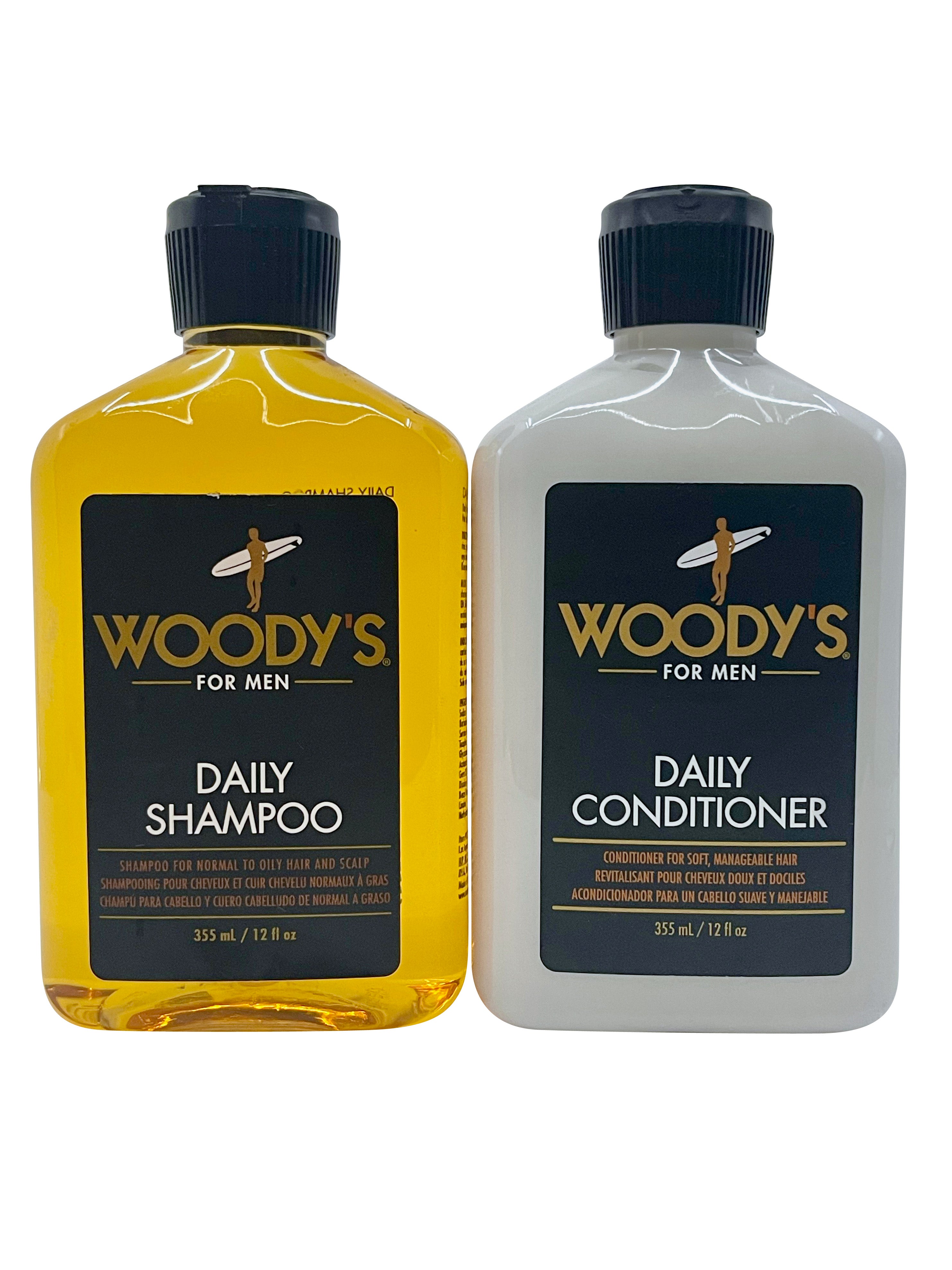 Woody's for Daily Shampoo & Conditioner 12 OZ Each