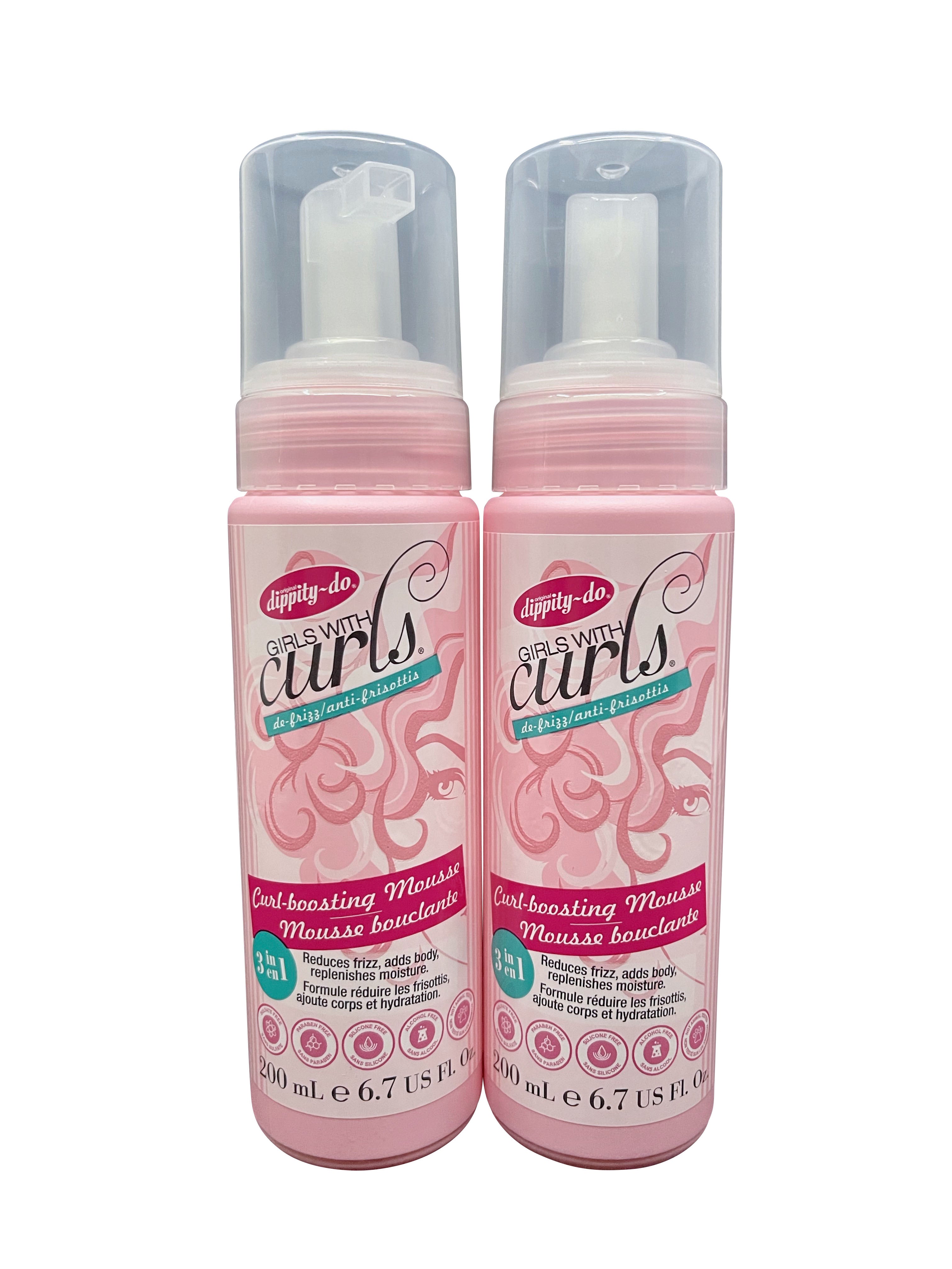 Dippity Do Girls with Curls Curl Boosting Mousse 6.7 OZ Pack of 2