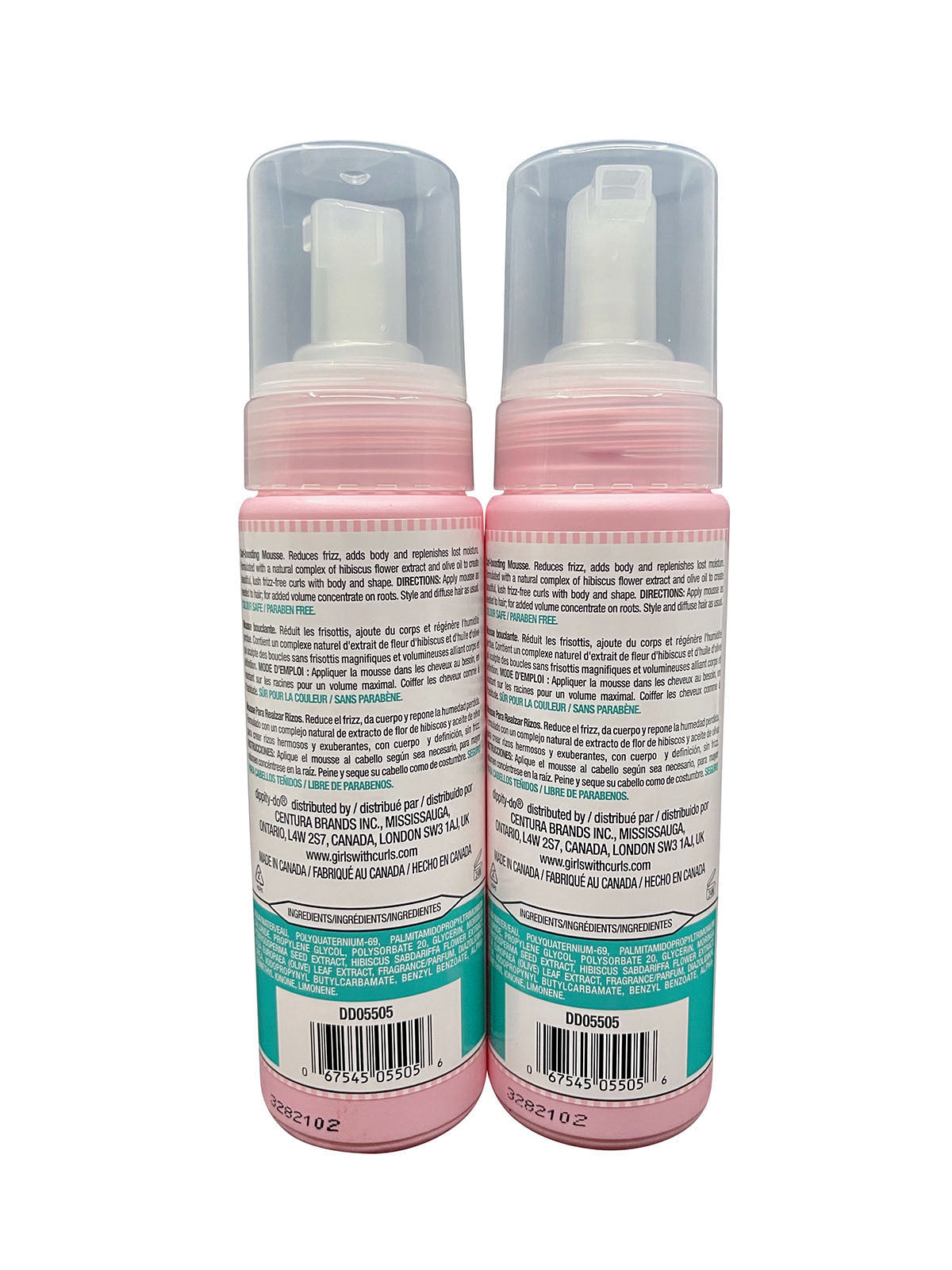 Dippity Do Girls with Curls Curl Boosting Mousse 6.7 OZ Pack of 2