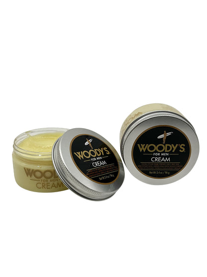 Woody's for Men Cream 3.4 OZ Set of 2