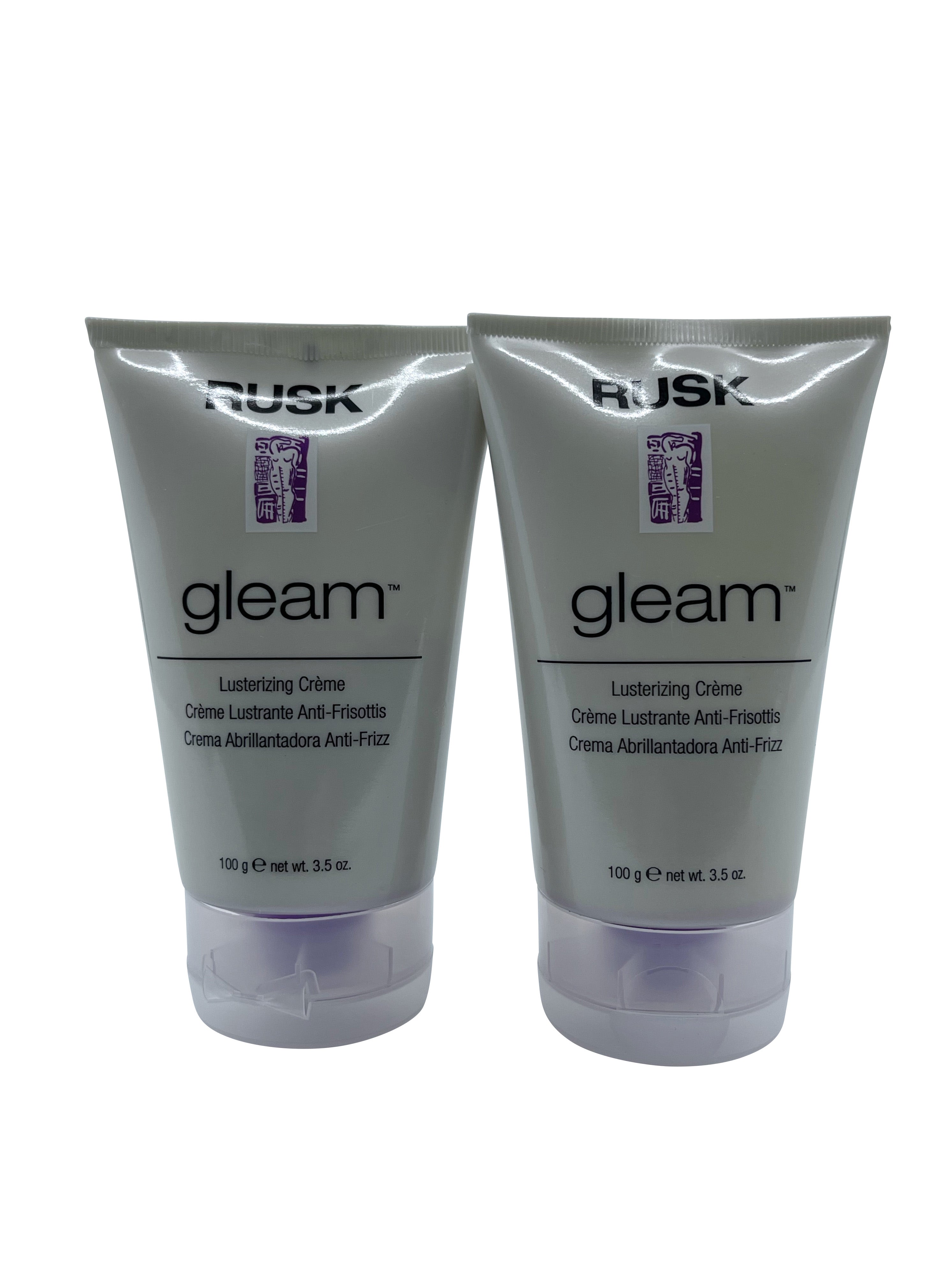 Rusk Gleam Lusterizing Creme 3.5 OZ Set of  2