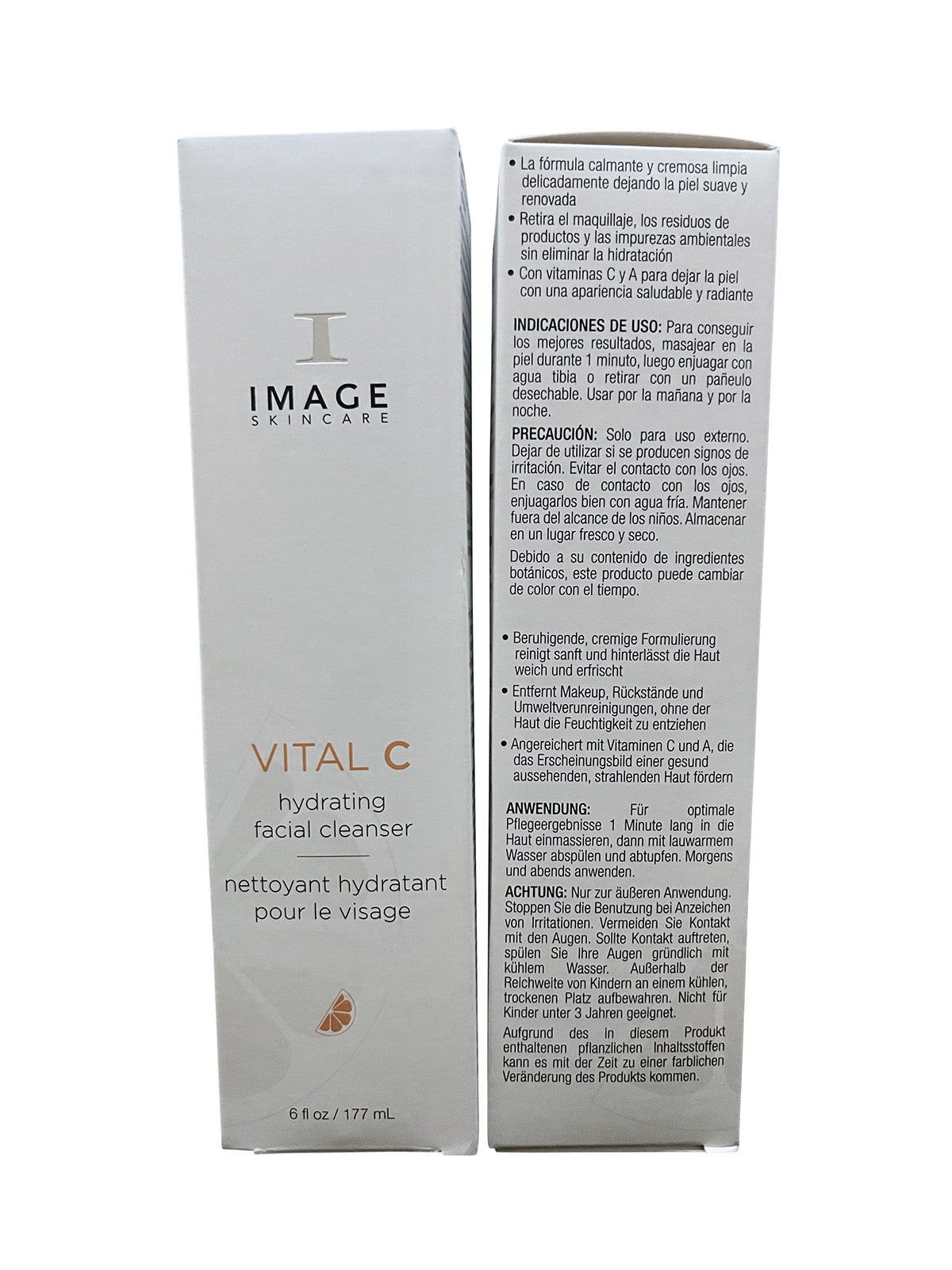 Image Skincare Vital C Hydrating Facial Cleanser 6 OZ Set of 2