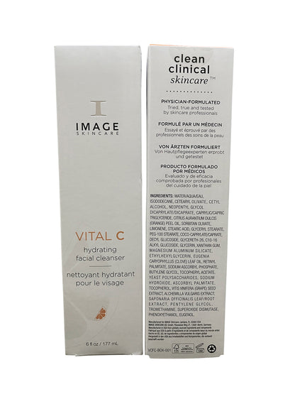 Image Skincare Vital C Hydrating Facial Cleanser 6 OZ Set of 2