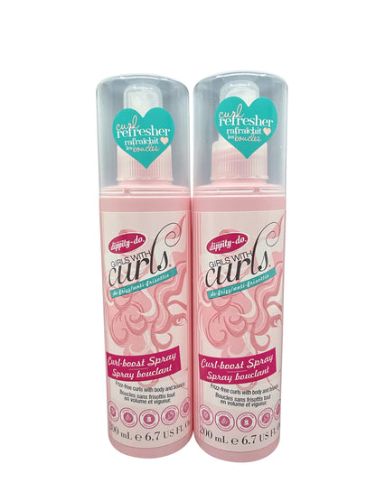 Dippity Do Girls with Curls Curl Boost Spray 6.7 OZ Pack of 2