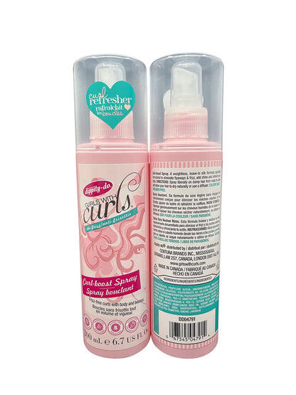 Dippity Do Girls with Curls Curl Boost Spray 6.7 OZ Pack of 2