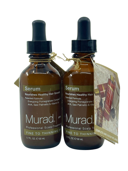 Murad Professional Scalp Treatment Serum Fine Thinning Hair 1.7 OZ Set of 2