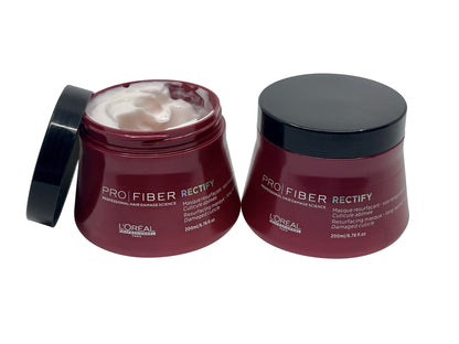 L'Oreal Professional Pro Fiber Rectify Resurfacing Mask 6.76 OZ Set of 2