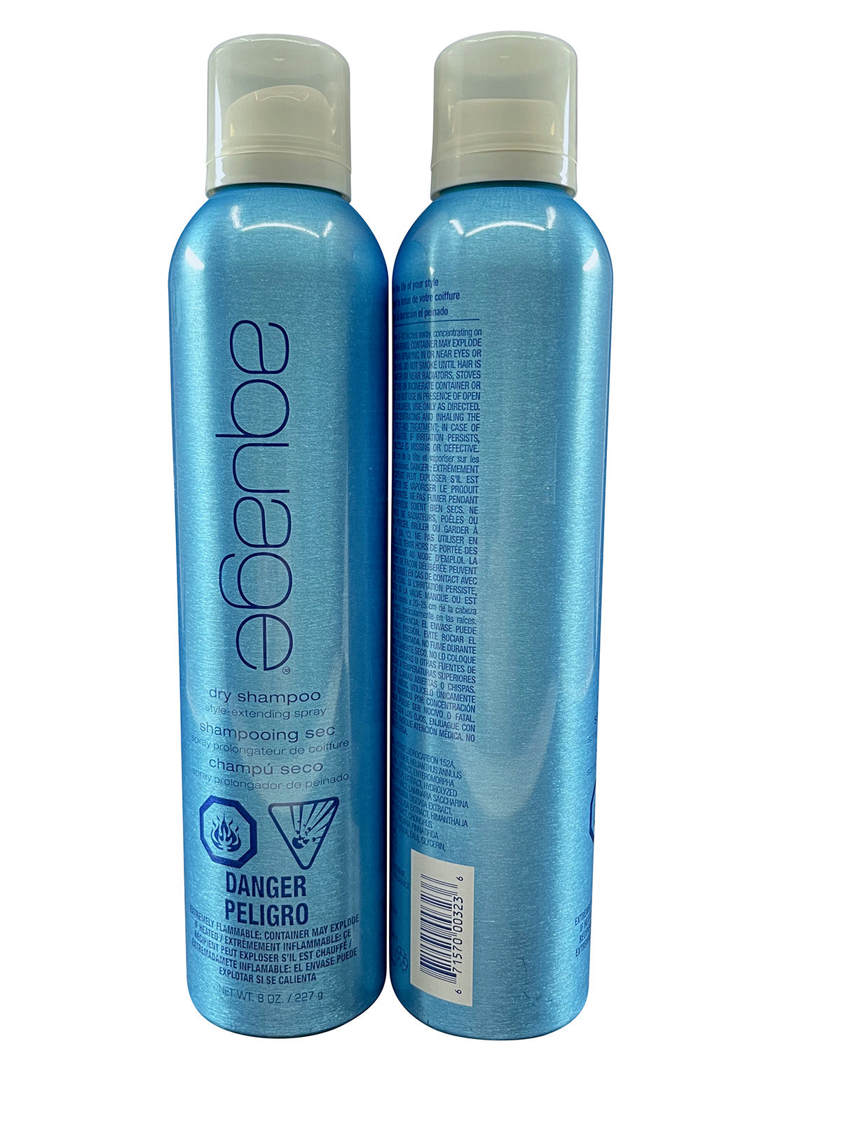 Aquage Dry Shampoo Style Extending Spray 8 OZ Set of 2