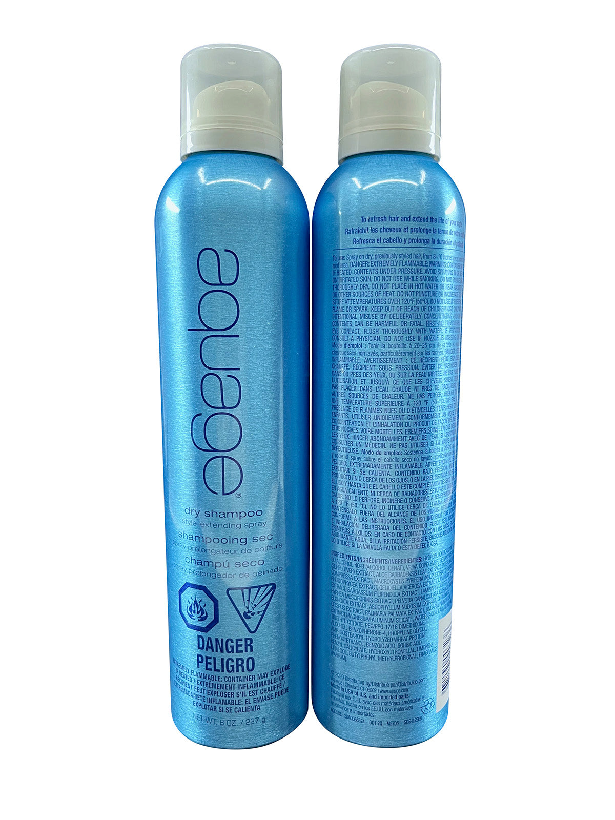 Aquage Dry Shampoo Style Extending Spray 8 OZ Set of 2