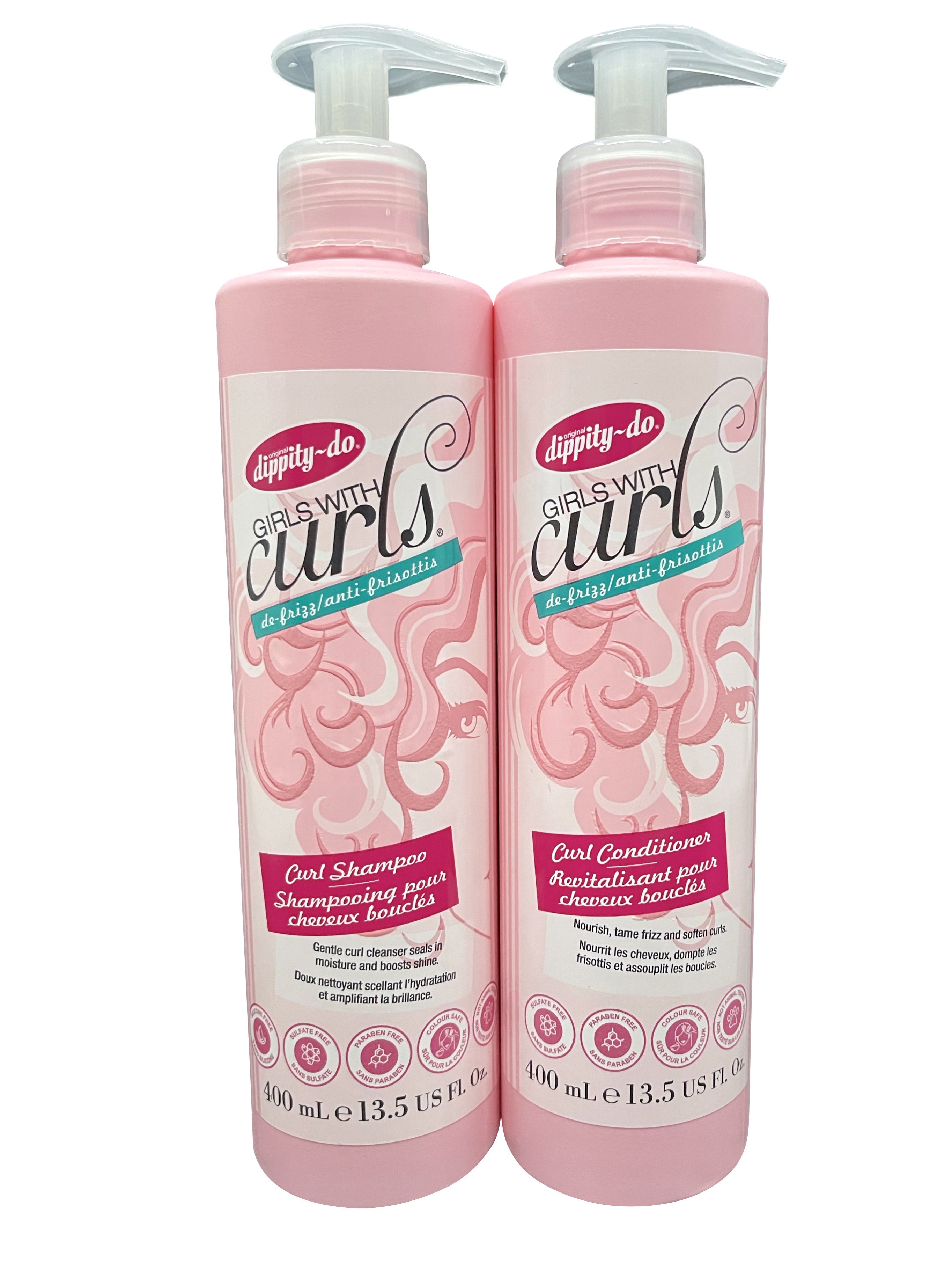 Dippity Do Girls with Curls Anti Frizz Curl Conditioner 13.5 OZ Pack of 2