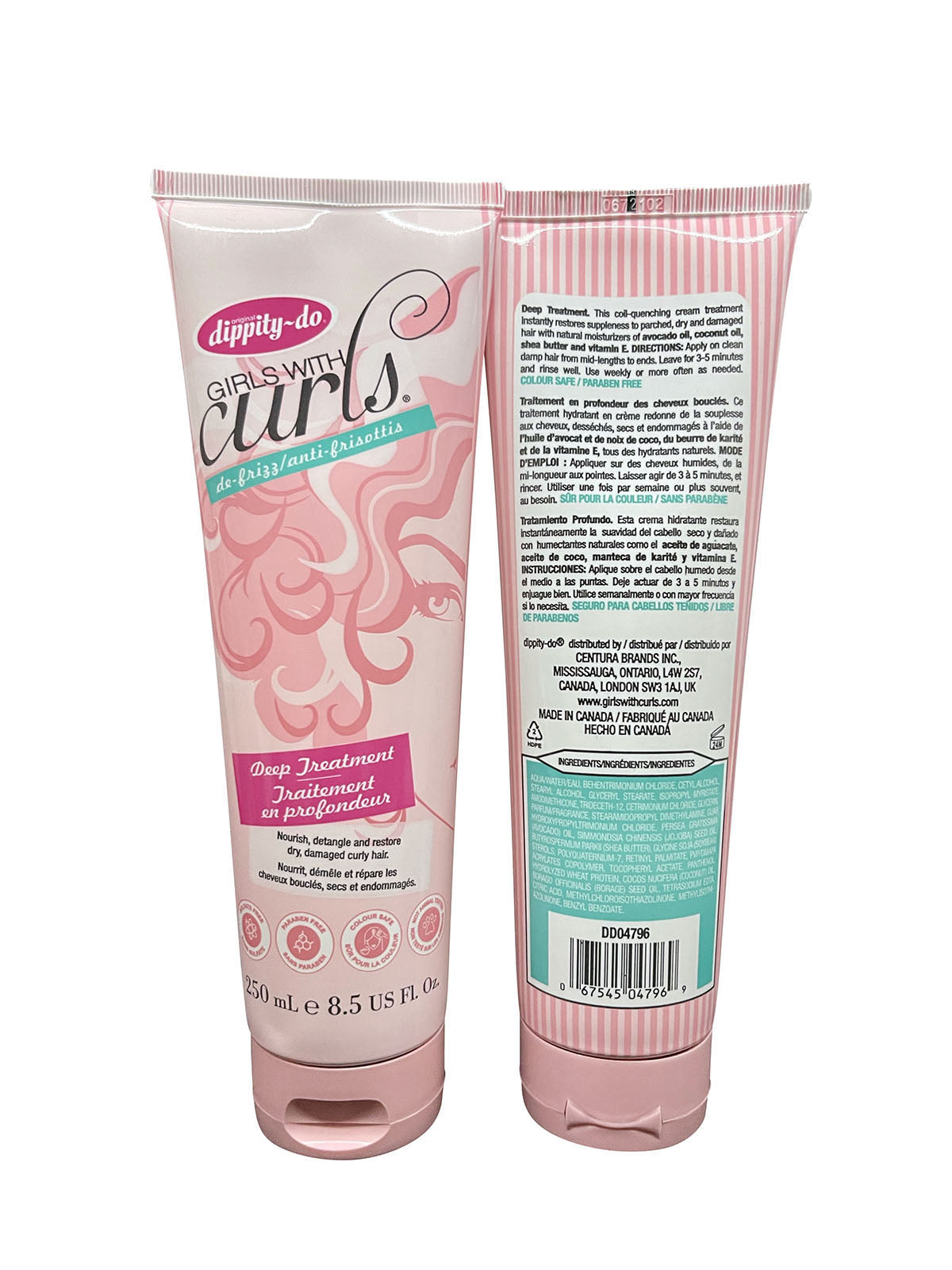 Dippity Do Girls with Curls Deep Treatment 8.5 OZ Pack of 2