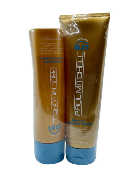 Paul Mitchell Sun Recovery Shampoo & After Sun Replenishing Mask 8.5 OZ Each