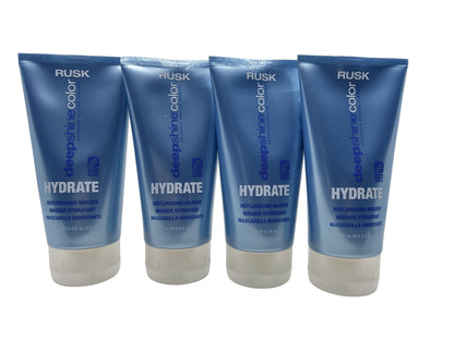 Rusk Deep Shine Color Hydrate Replenishing Mask 5.3 OZ Set of 4