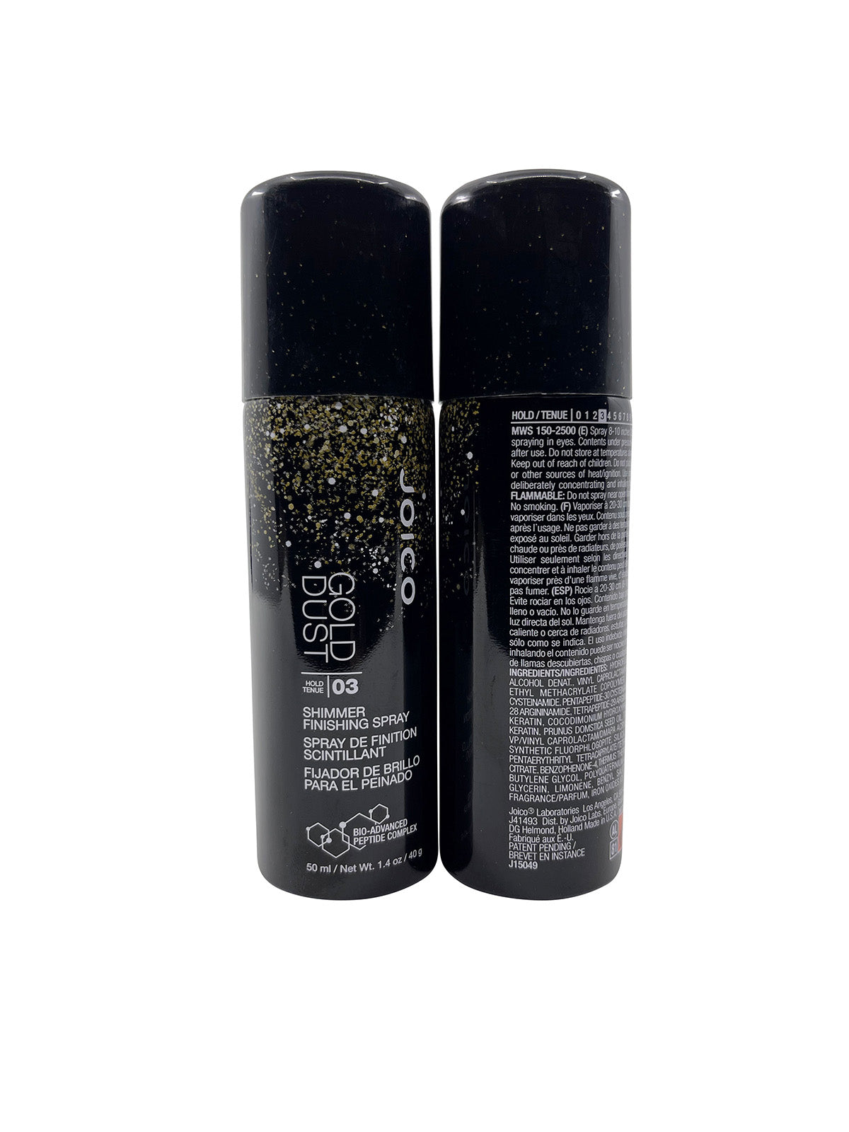 Joico Gold Dust Shimmer Finishing Spray Hold level 3 1.4 OZ Set of 2