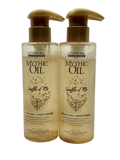 L'Oreal Mythic Oil Sparkling Conditioner 6.42 OZ Set of 2