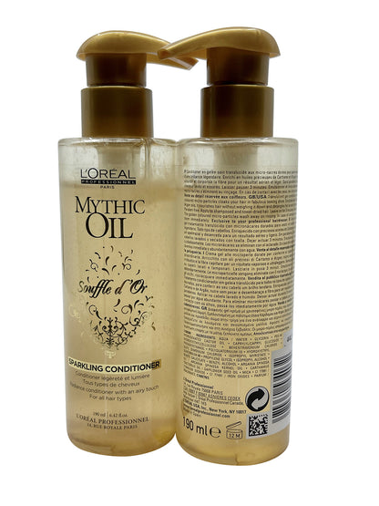 L'Oreal Mythic Oil Sparkling Conditioner 6.42 OZ Set of 2