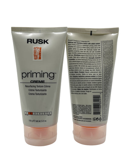 Rusk Priming Creme Resurfacing Texture Creme 5.3 OZ Set of 2