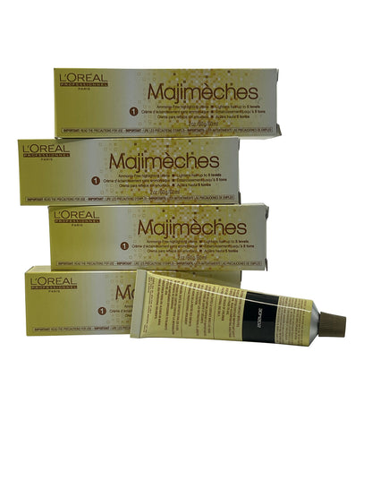 L'Oreal Majimeches #1 Highlighting Cream 2 OZ Set of 4