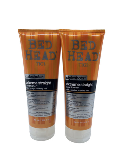 TIGI Bed Head Styleshots Extreme Straight Conditioner 6.76 OZ Set of 2