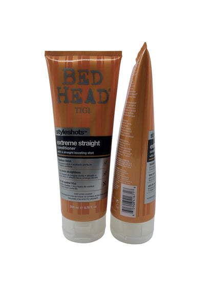 TIGI Bed Head Styleshots Extreme Straight Conditioner 6.76 OZ Set of 2