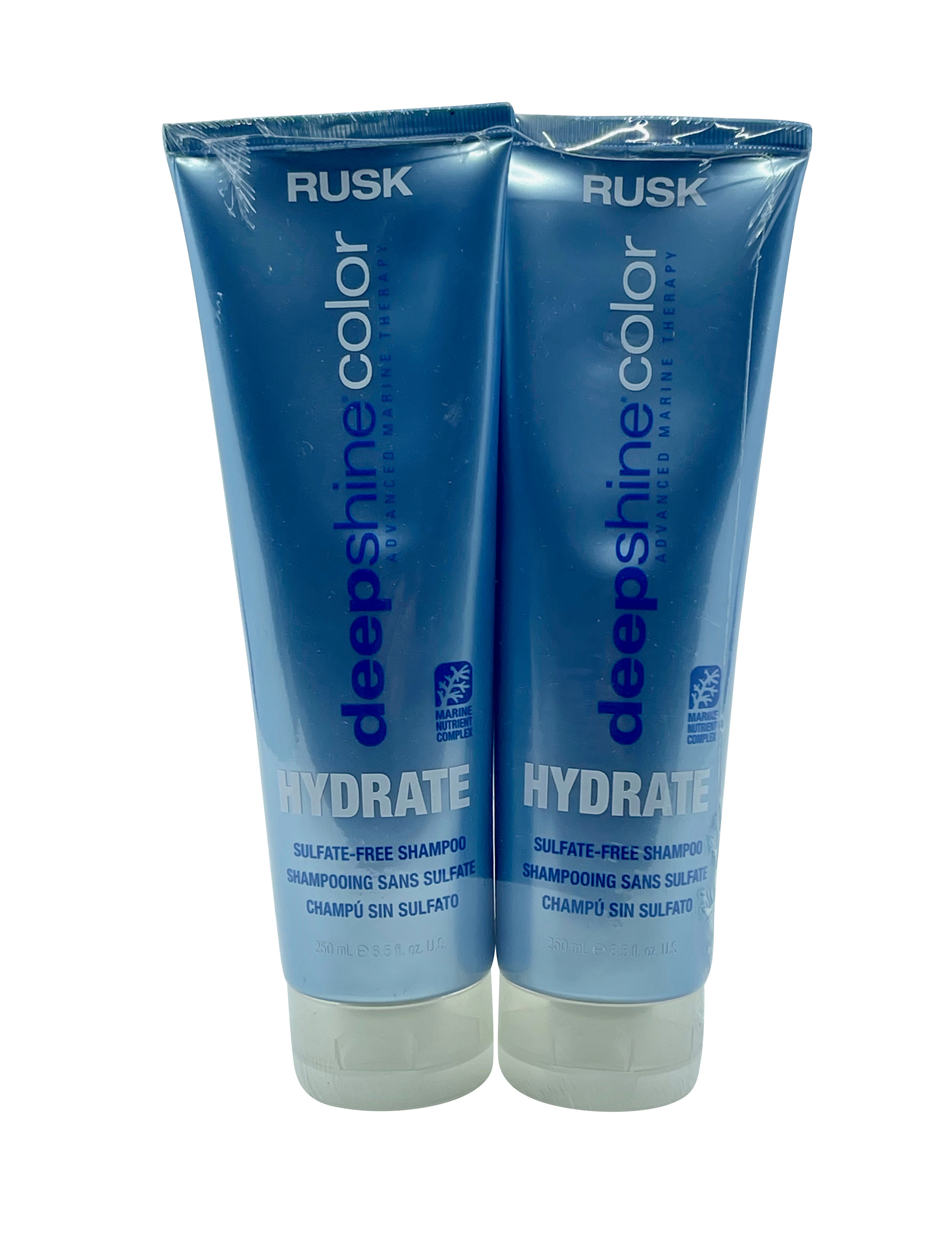 Rusk Deep Shine Color Hydrate Shampoo 8.5 OZ Set of 2