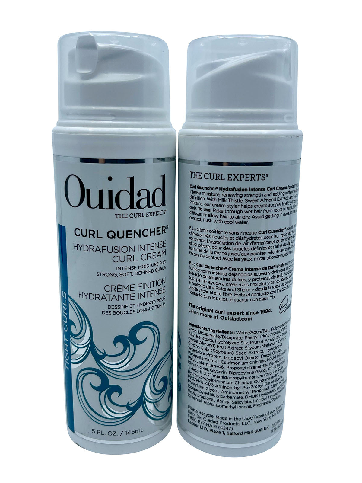 Ouidad Curl Quencher Curl Cream 5 OZ Pack of 2