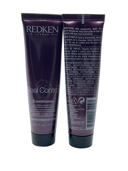 Redken Real Control Conditioner Dry & Sensitized Hair 0.82 OZ Set of 2