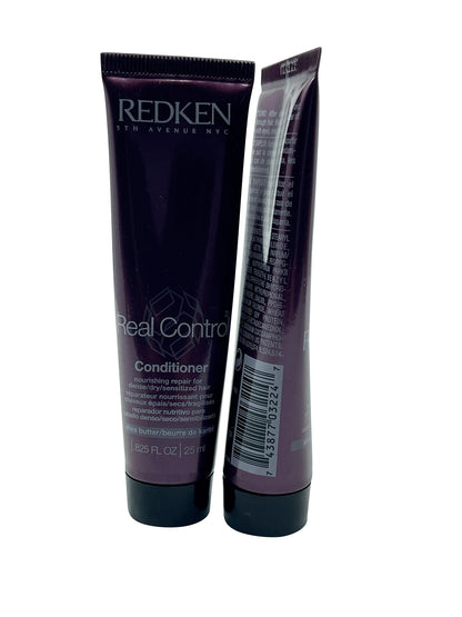 Redken Real Control Conditioner Dry & Sensitized Hair 0.82 OZ Set of 2