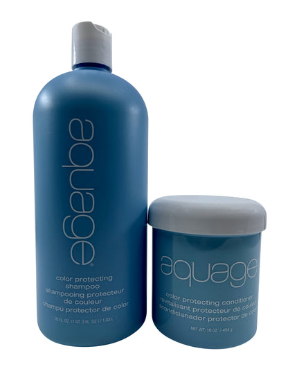 Aquage Color Protecting Shampoo 35 OZ & Conditioner 16 OZ