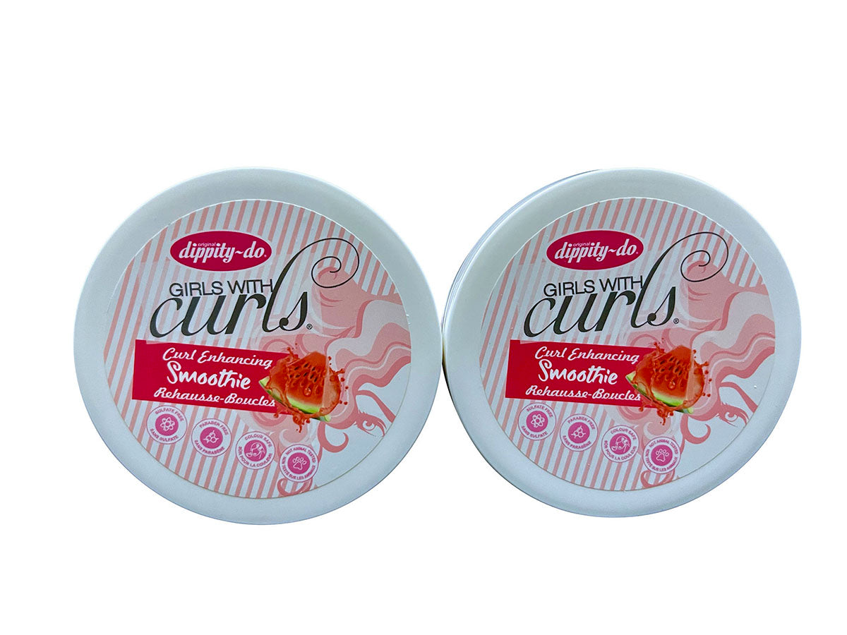 Dippity Do Girls with Curls Curl Enhancing Smoothie 6.1 OZ Pack of 2