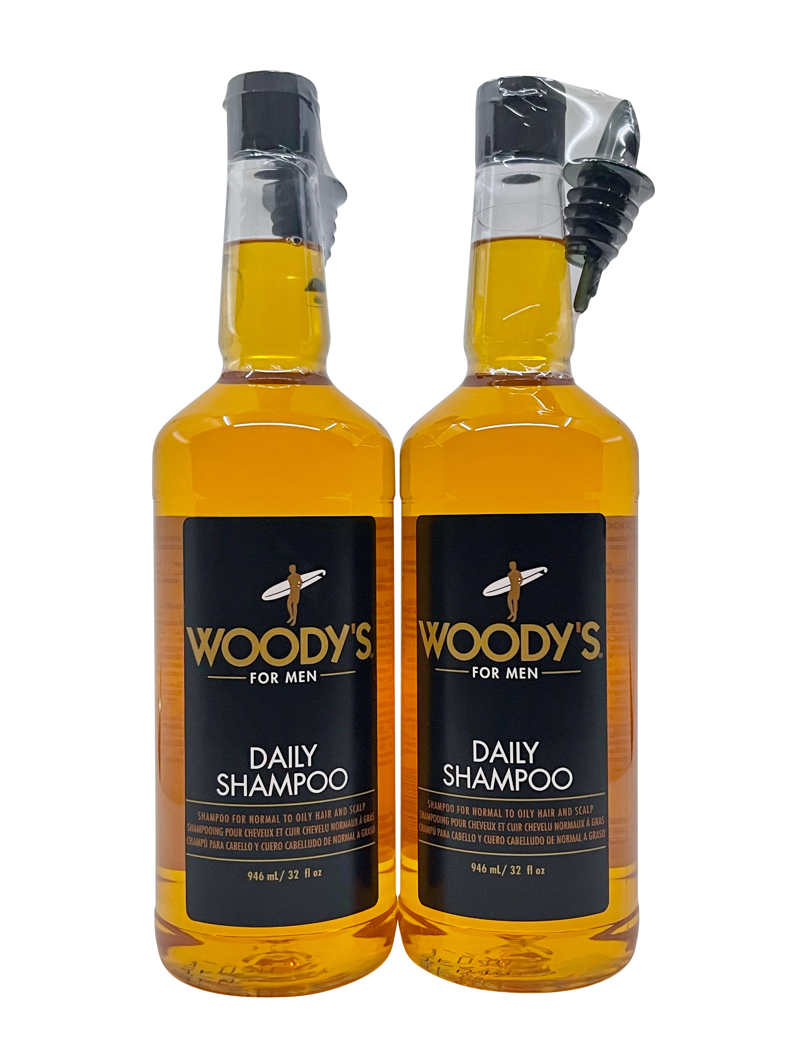 Woody's for Daily Shampoo 32 OZ Set of 2